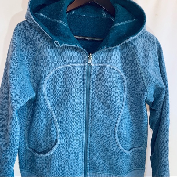 Lululemon Athletica Blue Scuba Hoodie 10 - Picture 3 of 8